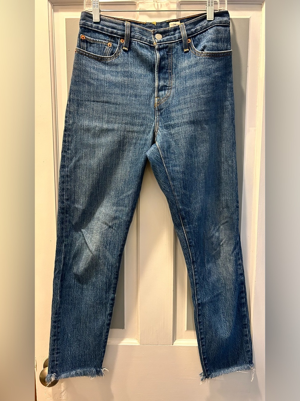 Levi’s wedgie jeans white oak cone denim 29